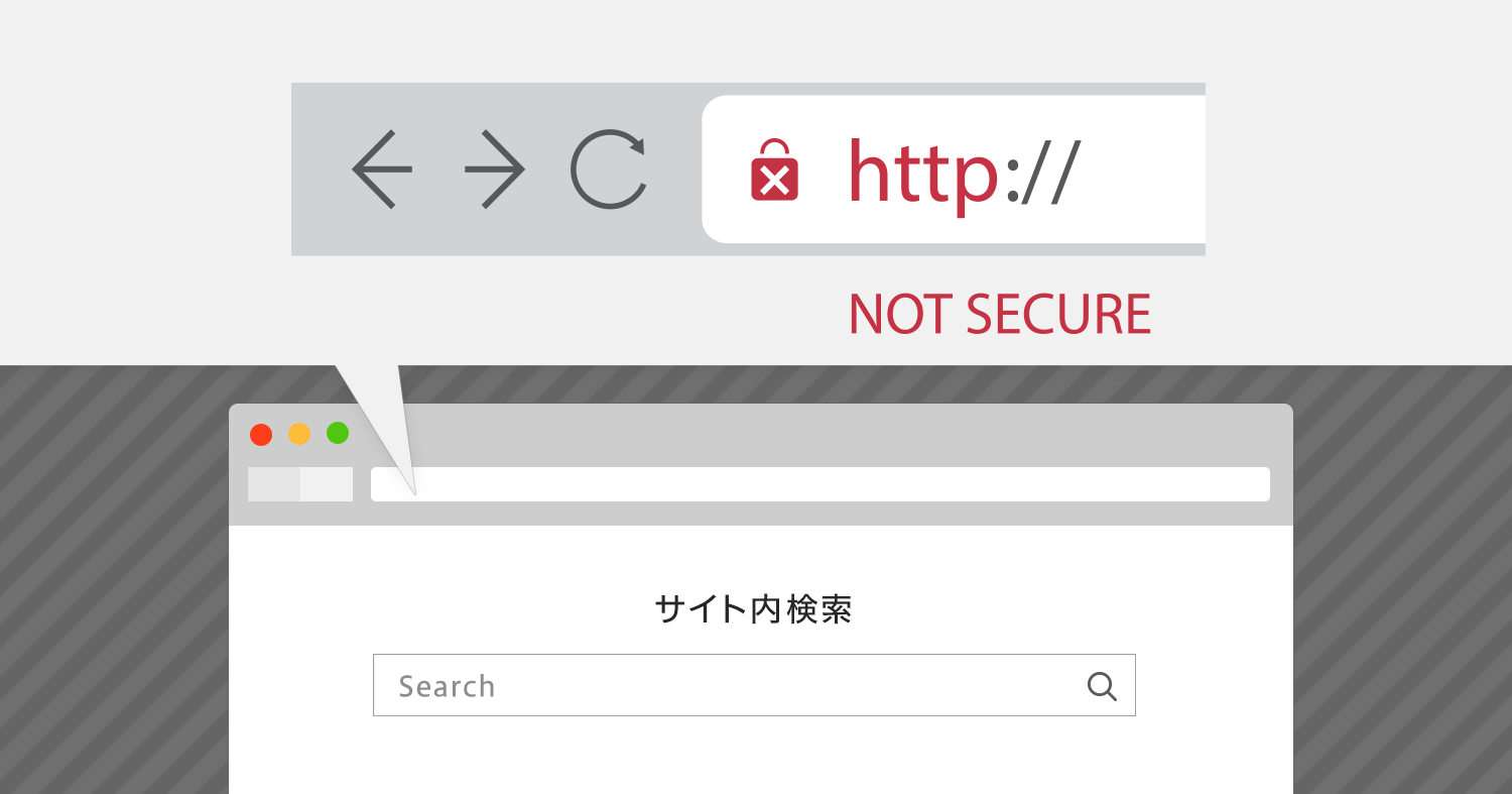 保護されていない通信」と表示された場合の対処方法とは？ | さくらのSSL